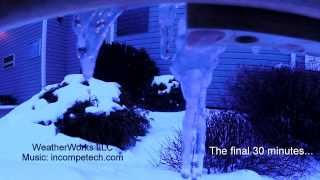 Icicle Formation Timelapse [upl. by Joachima]