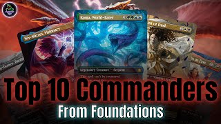 Top 10 Commanders from Foundations and Jumpstart 2025 [upl. by Cran]