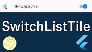 SwitchListTile Lets try Flutter Widget of the Week [upl. by Annahsirhc189]