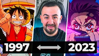 PAPI GAVI REACCIONA A LA EVOLUCIÓN DEL ANIME 19602023 [upl. by Bacon]