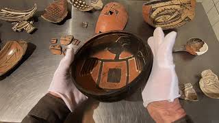 Symbols found on the prehistoric Southwest Anasazi Pottery of the US from AD 13001400 [upl. by Ferrell]