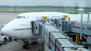 B747 Upper Deck HD  Air France  Paris CDG to Montreal [upl. by Annoed]