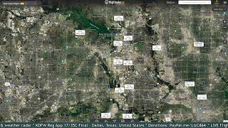 LIVE Flightradar24 with Live ATC Audio amp weather radar  Dallas Texas United States [upl. by Madelaine]