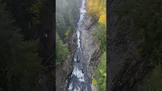 🗝️Naturaleza vibrante esto es Quechee Gorge Bridge Vermont  Estados Unidos 😍 travel love [upl. by Armat]