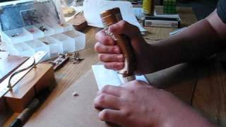 paper butterflybalisong knife tutorial part 1 [upl. by Ayardna]