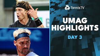 Rublev Seeks To End FourMatch Losing Run Fognini In Action  Umag 2024 Highlights Day 3 [upl. by Htenay]