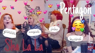 Pentagon quotSha La Laquot MV Reaction With AUY Dance StudioWe stan [upl. by Cressy]