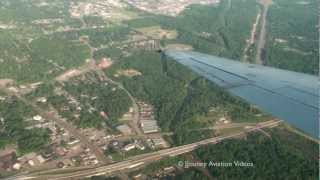 Delta DC9 Landing Memphis MEM  Great Engine Sound [upl. by Demha]