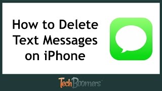 How to Delete Text Messages on iPhone [upl. by Uttica413]