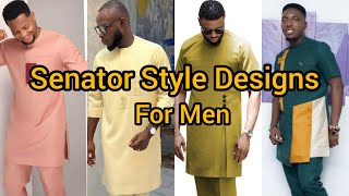 Latest Senator Men Styles  Senator Dress Designs for Men 2024  Kaftan Styles for Men to Rock [upl. by Acirtap]