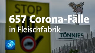 CoronaAusbruch in TönniesSchlachtbetrieb in NRW [upl. by Carissa947]