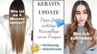 Update zu meiner Keratinbehandlung  QampA  Verlosung [upl. by Goode]