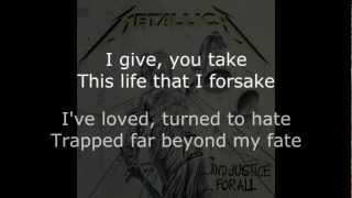 Metallica  Harvester Of Sorrow Lyrics HD [upl. by Nikolai]