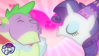 My Little Pony ❤️Rarity and Spikes Love Story  My Little Pony Friendship is Magic  MLP FiM [upl. by Eirolav]