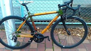 Gerworks road bike bamboowood [upl. by Eniale912]