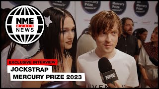 Jockstrap on their dream collaborations and the support from live audiences  Mercury Prize 2023 [upl. by Afatsum414]