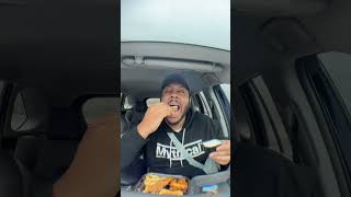 Trying Zaxbys Chicken Fingers and Buffalo Wings [upl. by Keemahs]