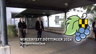 Winzerfest Döttingen 2024  Sponsorenanlass [upl. by Oyr206]