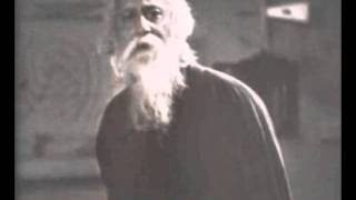 Rabindranath Tagore filmed reciting the National Anthem of India [upl. by Mintz]