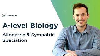 Allopatric amp Sympatric Speciation  Alevel Biology  OCR AQA Edexcel [upl. by Meikah]