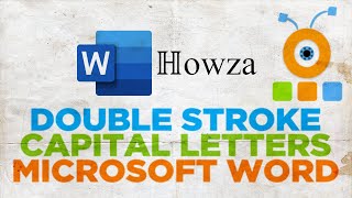 How to Type Double Stroke Capital Letters in Word [upl. by Ahsahs]