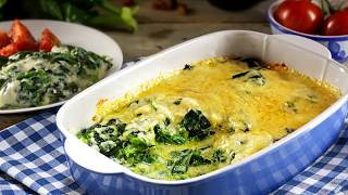 Recette  Gratin dépinards au parmesan [upl. by Cerelia]