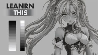 LEARN GRAYSCALE COLOR PALETTE [upl. by Vanessa]