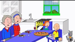 Caillou Yells At Gilbert And Gets Grounded [upl. by Beutler]