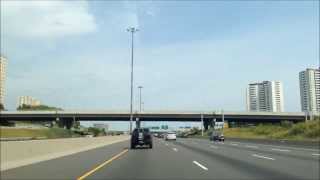 Timelapse from Mississauga ON to Oshawa ON on Hwy 401 [upl. by Moir]