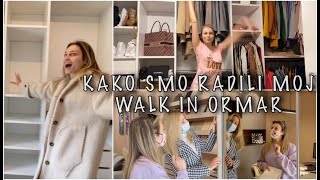 KAKO SMO RADILI moj WALK IN ORMAR i ostale ormare u stanu  VLOG 321  Sonja Kovač [upl. by Angelle]