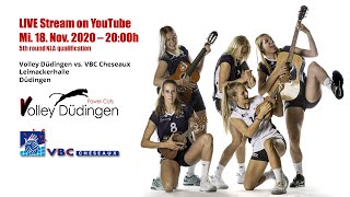 NLA Volleyball TS Volley Düdingen  VBC Cheseaux [upl. by Atikir]