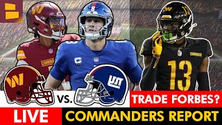 Commanders Report LIVE Should Washington Replace Emmanuel Forbes  Week 2 Preview vs Giants [upl. by Dalia]