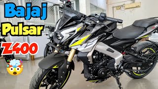 Latest Bajaj Pulsar Z400 Check ✅ out details review and Amazing features on road price EMI details [upl. by Johan]