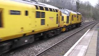 97302 97303 6Z37 Coleham Bescot Oakengates 11 01 24 [upl. by Samuelson487]