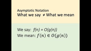 Asymptotic Analysis Set Notation Confusion [upl. by Desireah]