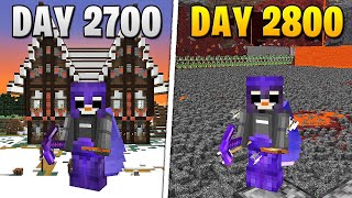 I Survived 2800 Days in HARDCORE Minecraft [upl. by Schiff123]