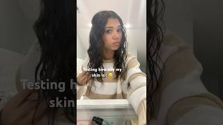 Is your skin oily  the other sound didn’t work viralvideo funny relatible [upl. by Gnik]