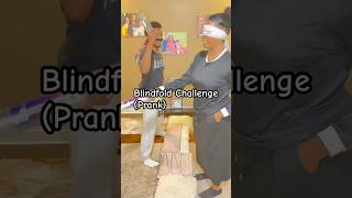 Nobody can aim that good blindfolded… funny prank comedy shorts challenge [upl. by Rois]