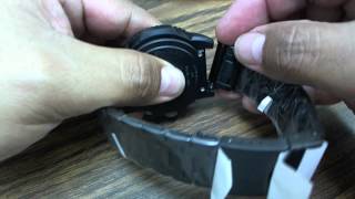 Replacement Black Steel Bracelet Band for Luminox Colormark Watches [upl. by Masson]