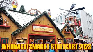 Weihnachtsmarkt Stuttgart 2023  Christmas Market Stuttgart Germany [upl. by Hanleigh]