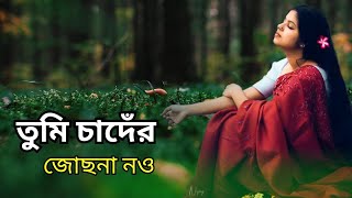 কবির লেখা যত কবিতা  Tumi Chader Jochona Nou  Cover  Taniya Younic [upl. by Nnyroc726]