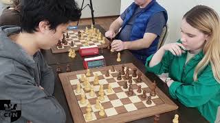 A Che 1777 vs WFM Glittering Goldie 1934 Chess Fight Night CFN Blitz [upl. by Einnaffit364]