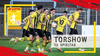 Torshow 13 Spieltag LOTTO Hessenliga 202425 [upl. by Atiuqcaj]