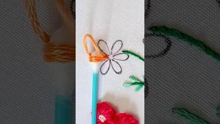 Amazing Flower Embroidery Designs shortsfeed youtubeshorts embroidery [upl. by Gerick]