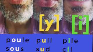 French pronunciation les voyelles quotOUquot  quotUquot et quotIquot Free French phonetic lesson [upl. by Pasco]