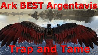 Ark Survival Ascended How to trap Argentavis Ark BEST Argentavis Trap ASA How to tame Argentavis [upl. by Nets36]