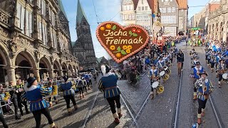 Freimarktumzug Bremen 2024  Fanfarenzug Markgröningen [upl. by Enala]