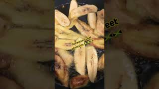 Jamaican sweet plantains food foodblogger cooking jamaicanfood foodie caribbeanfood recipe [upl. by Ahseuqal]