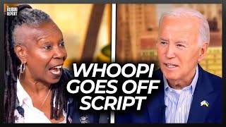 ‘The View’s’ Biden Interview Gets Awkward as Whoopi Goes Off Script [upl. by Liew317]