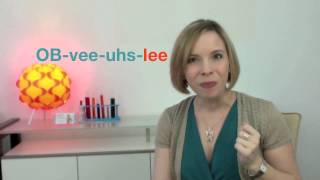 How to Pronounce OBVIOUSLY  60sec Quick Fix with Heather Hansen [upl. by Naman]